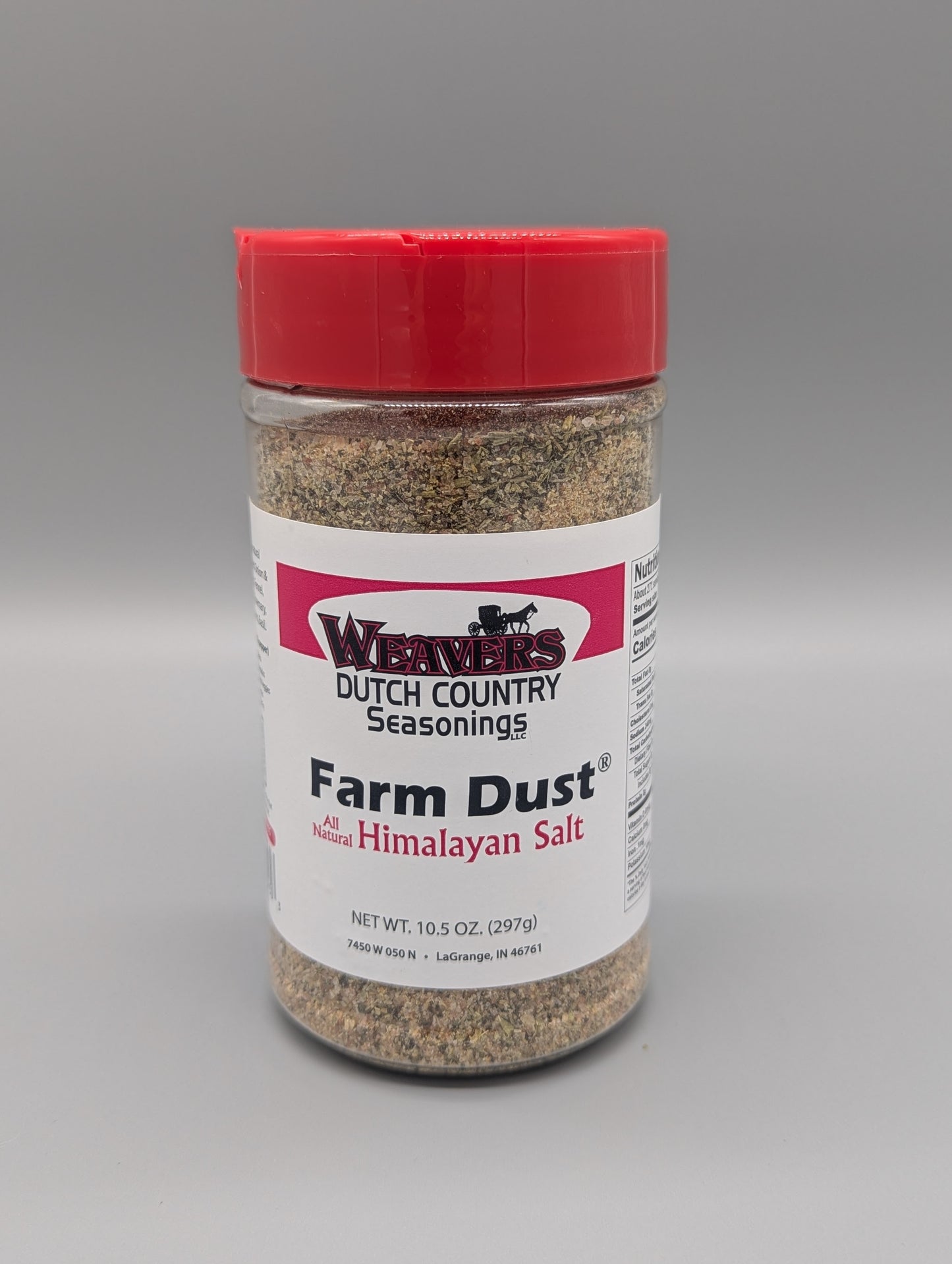 Weaver's Dutch Country 10.5oz Farm Dust with Himalayan Salt
