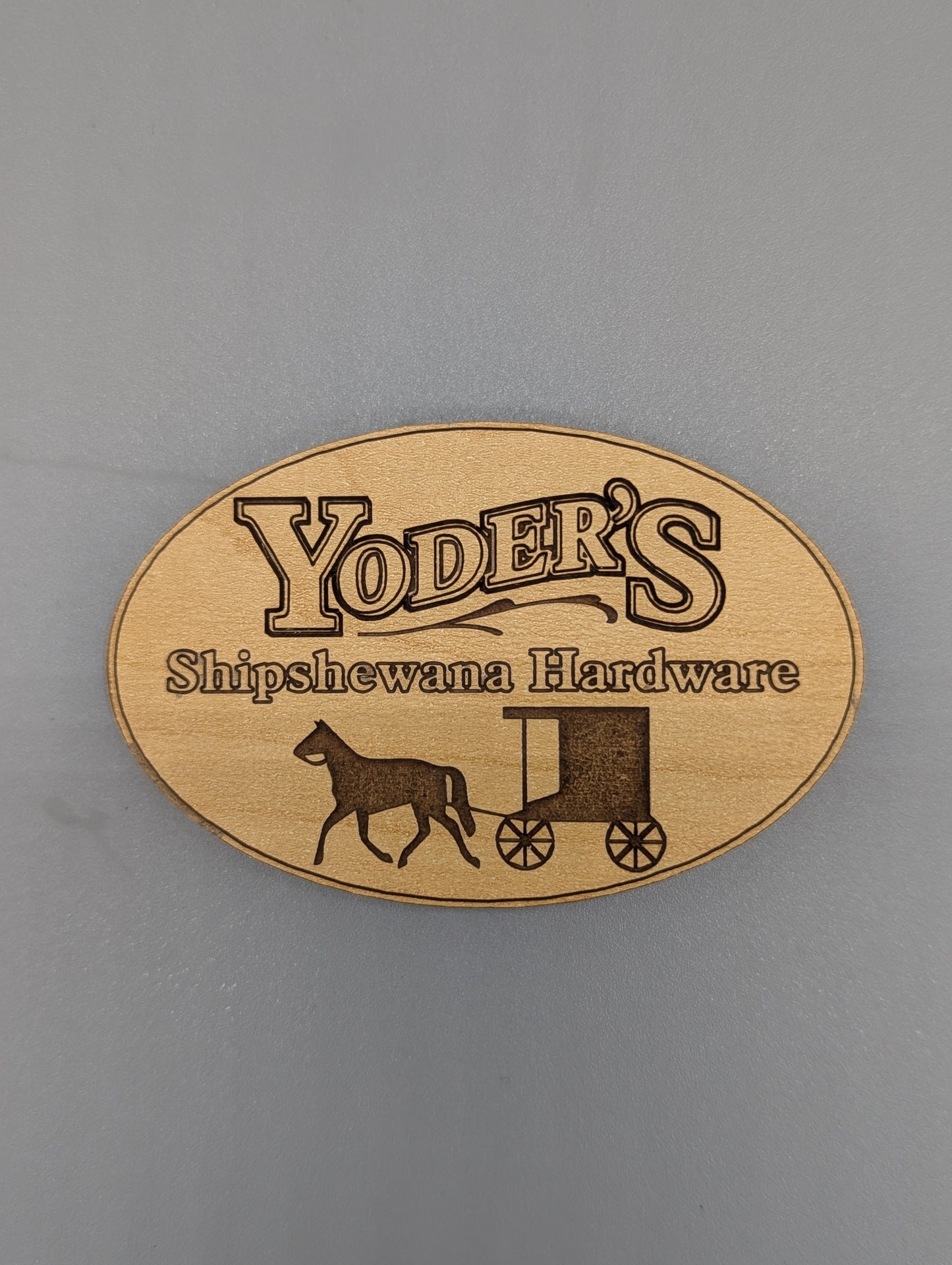 Yoder's Shipshewana Hardware Wooden Magnet