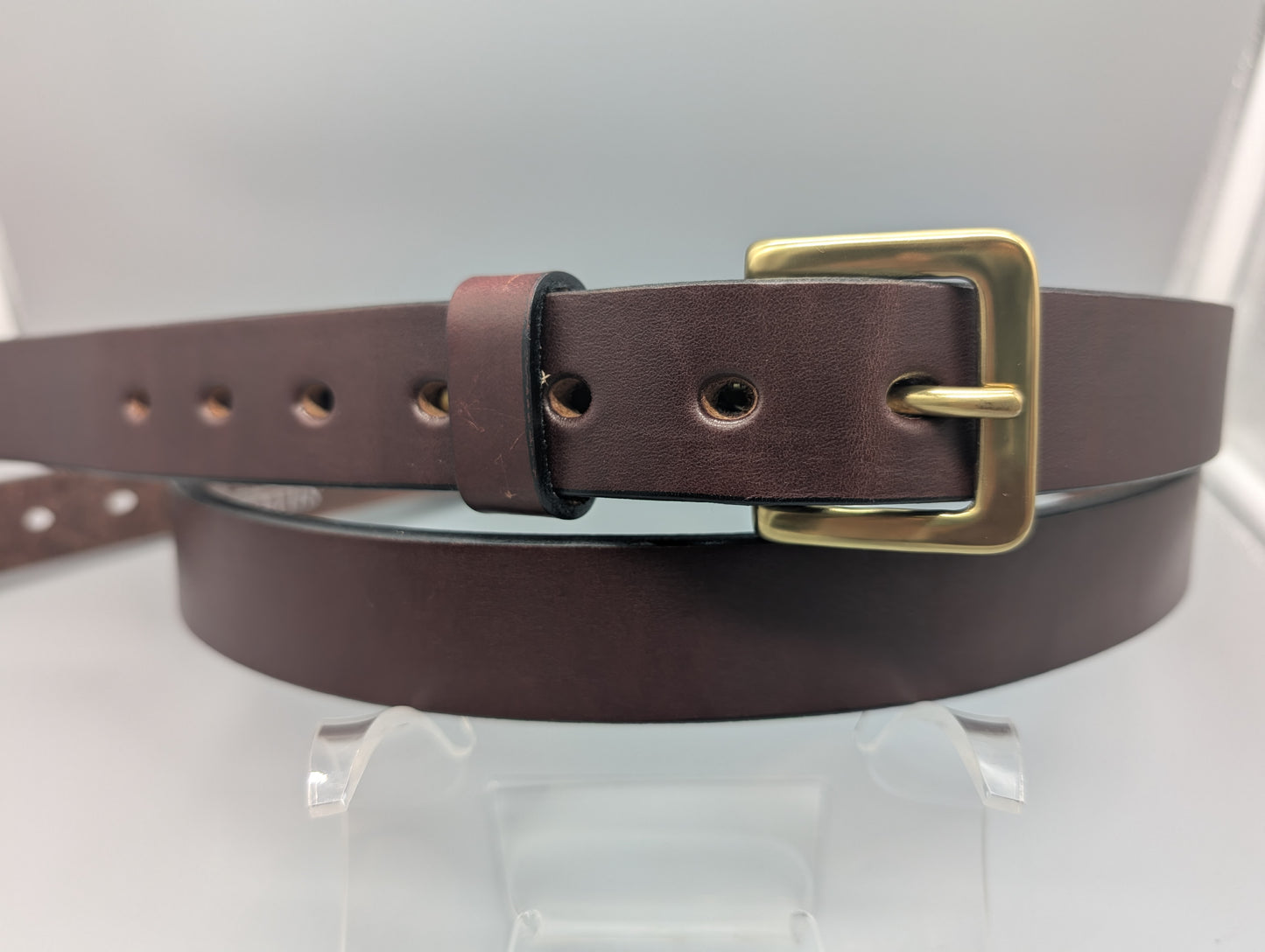 Locally-Made Silver Star Leather Belts