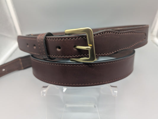 Locally-Made Silver Star Leather Belts