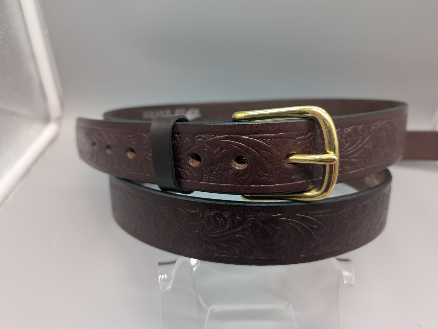 Locally-Made Silver Star Leather Belts