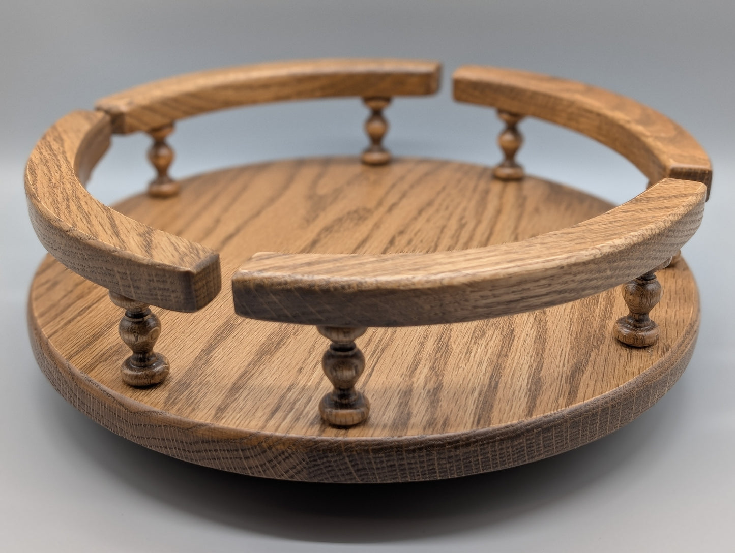 Amish-Made Wooden Lazy Susan