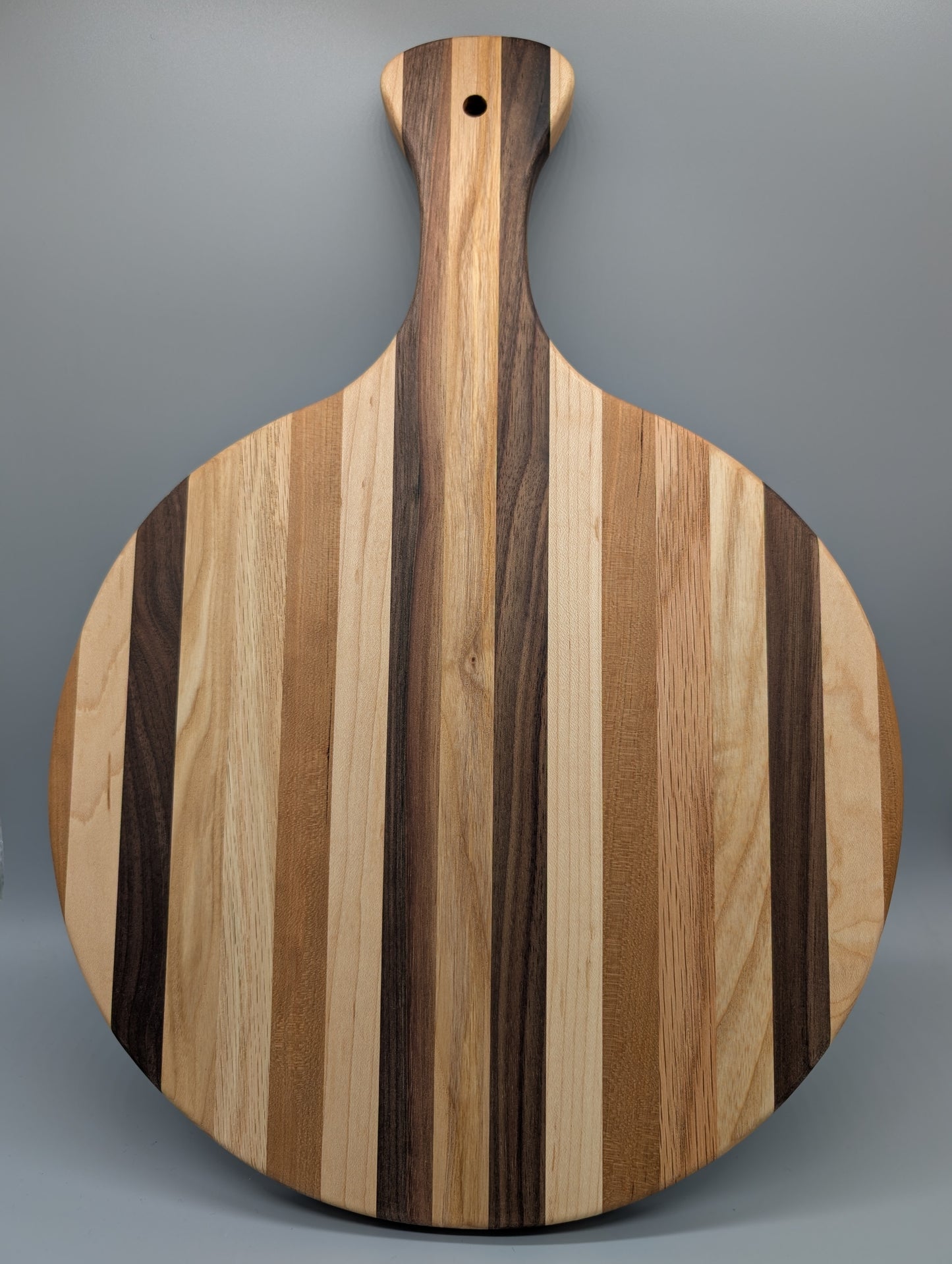 Locally-Made Round Multi Wood Cutting Board