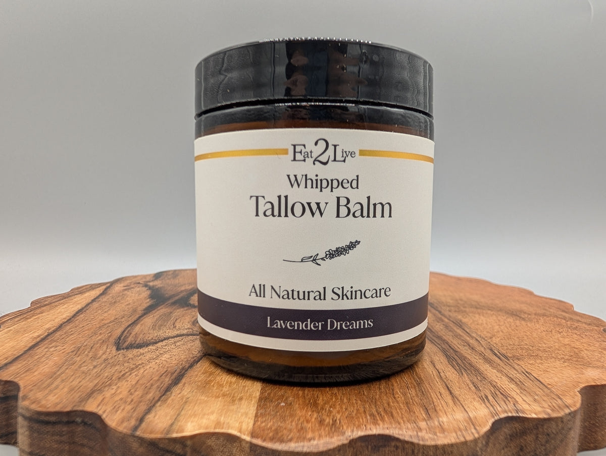 Eat 2 Live 4oz Lavender Dreams Whipped Tallow Balm