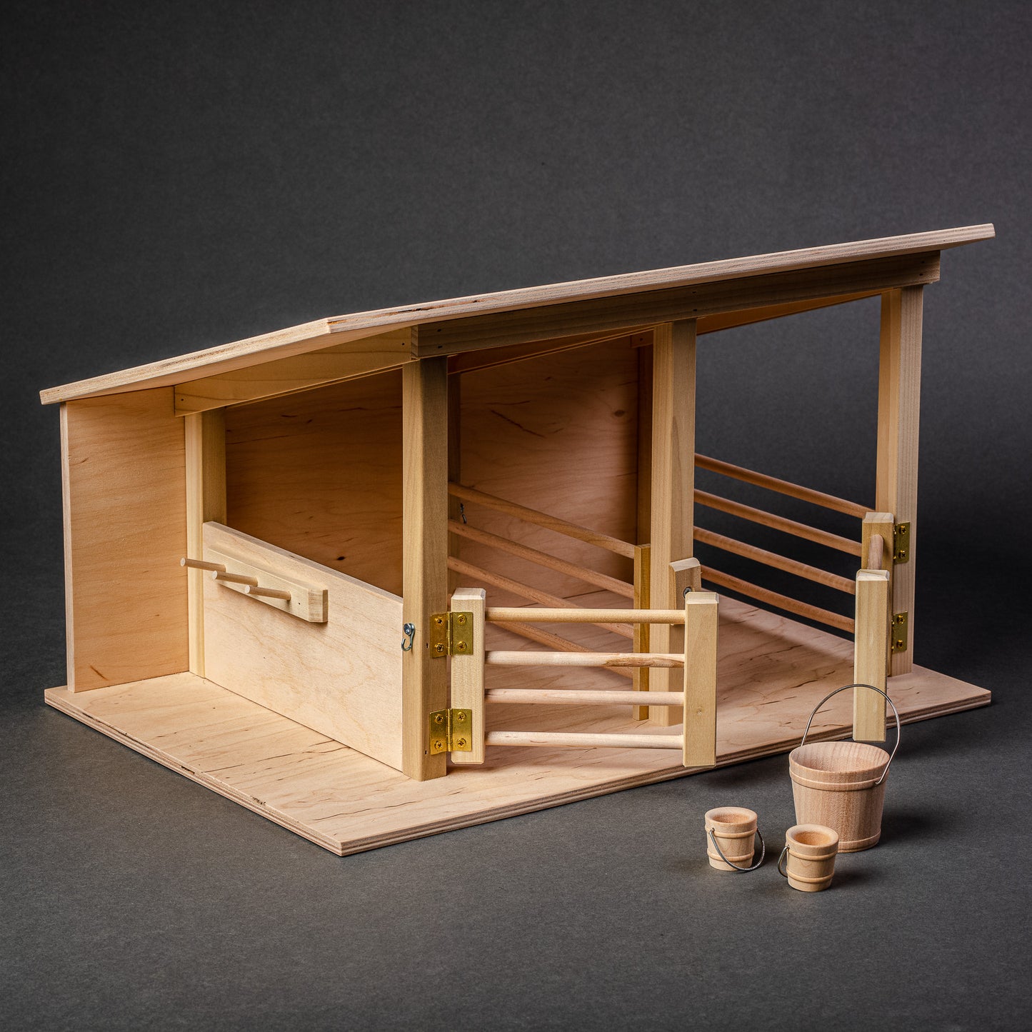 Owl Toy Craft Wooden Horse Stable Toy