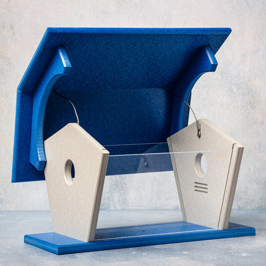 Green Meadow Blue Bird Feeder