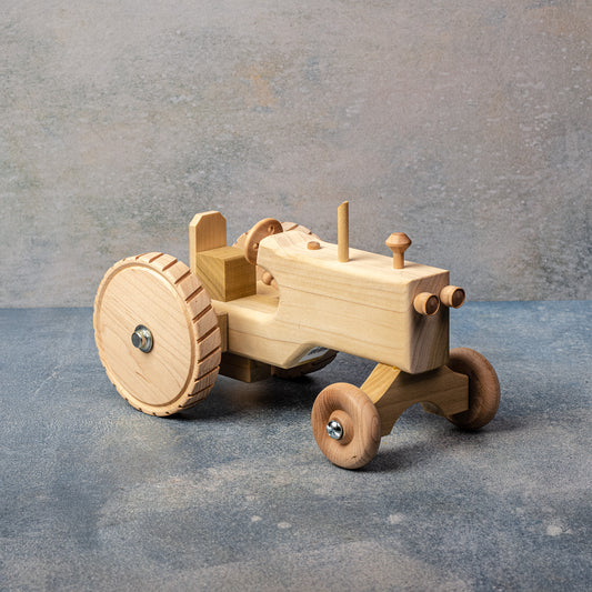 Owl Toy Craft Wooden Tractor Toy