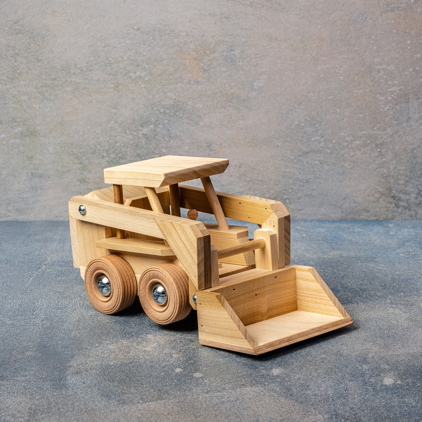 Owl Toy Craft Wooden Skidloader Toy