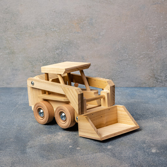 Owl Toy Craft Wooden Skidloader Toy