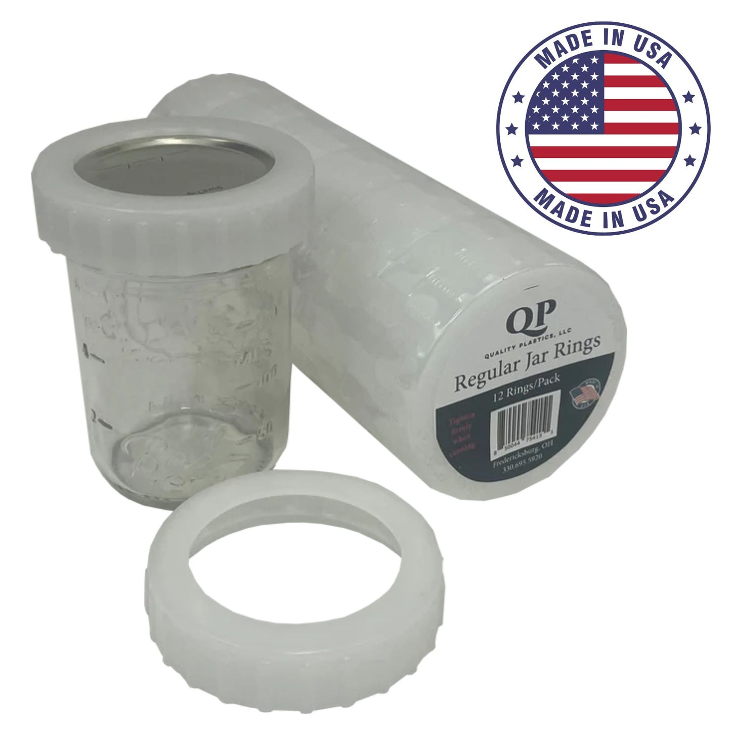Plastic Canning Jar Ring, 12 pk