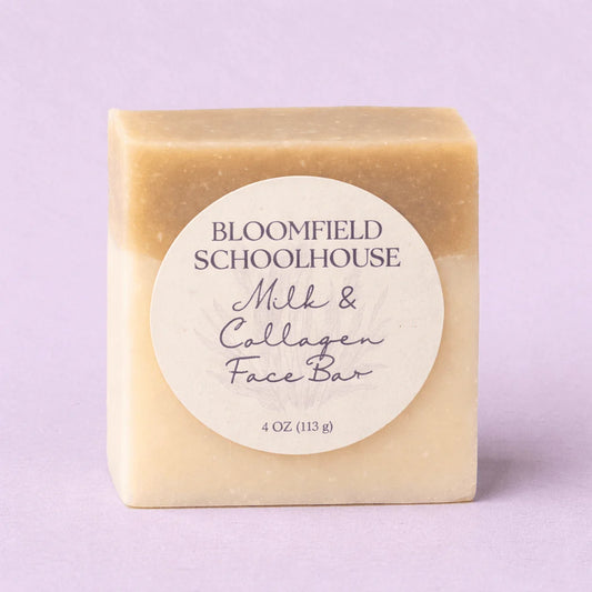 Bloomfield Lavender 4oz Milk & Collagen Face Bar