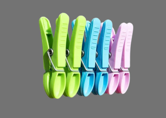 PolyGrip Clothespins, 24pk