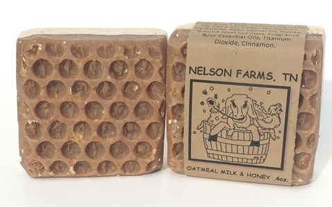 4oz Goat Milk Oatmeal & Honey Soap