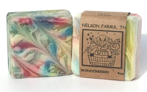 4oz Goat Milk Wonderberry Soap