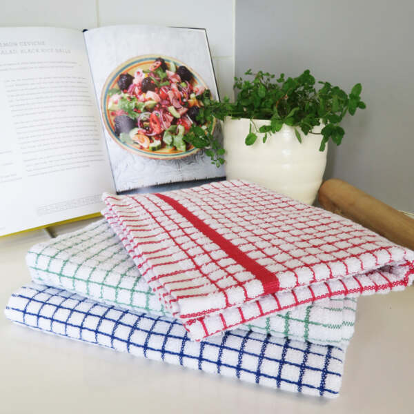 Poli-Dri Checkered Tea Towel