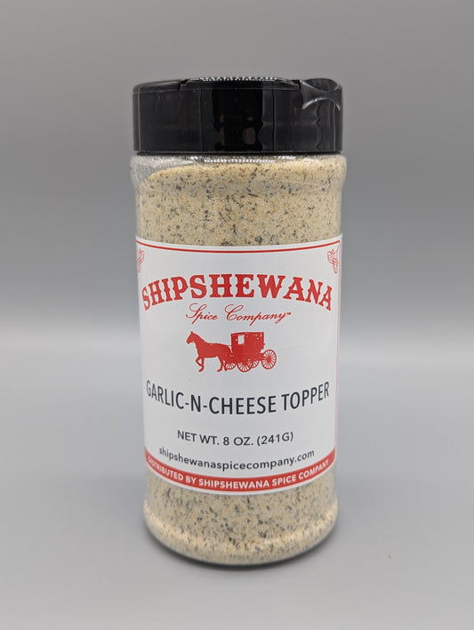 Shipshewana Spice Company 8oz Garlic-N-Cheese Topper