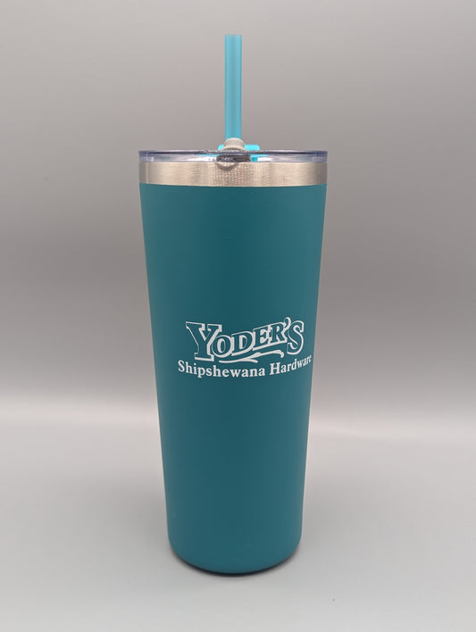 Yoder's Shipshewana Hardware 22oz Tumbler with Straw