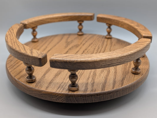 Amish-Made Wooden Lazy Susan