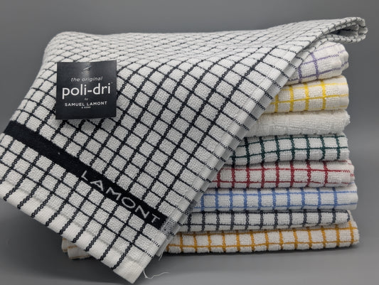 Poli-Dri Checkered Tea Towel