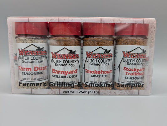 Weaver's Seasonings Farmer's Grilling & Smoking Sampler