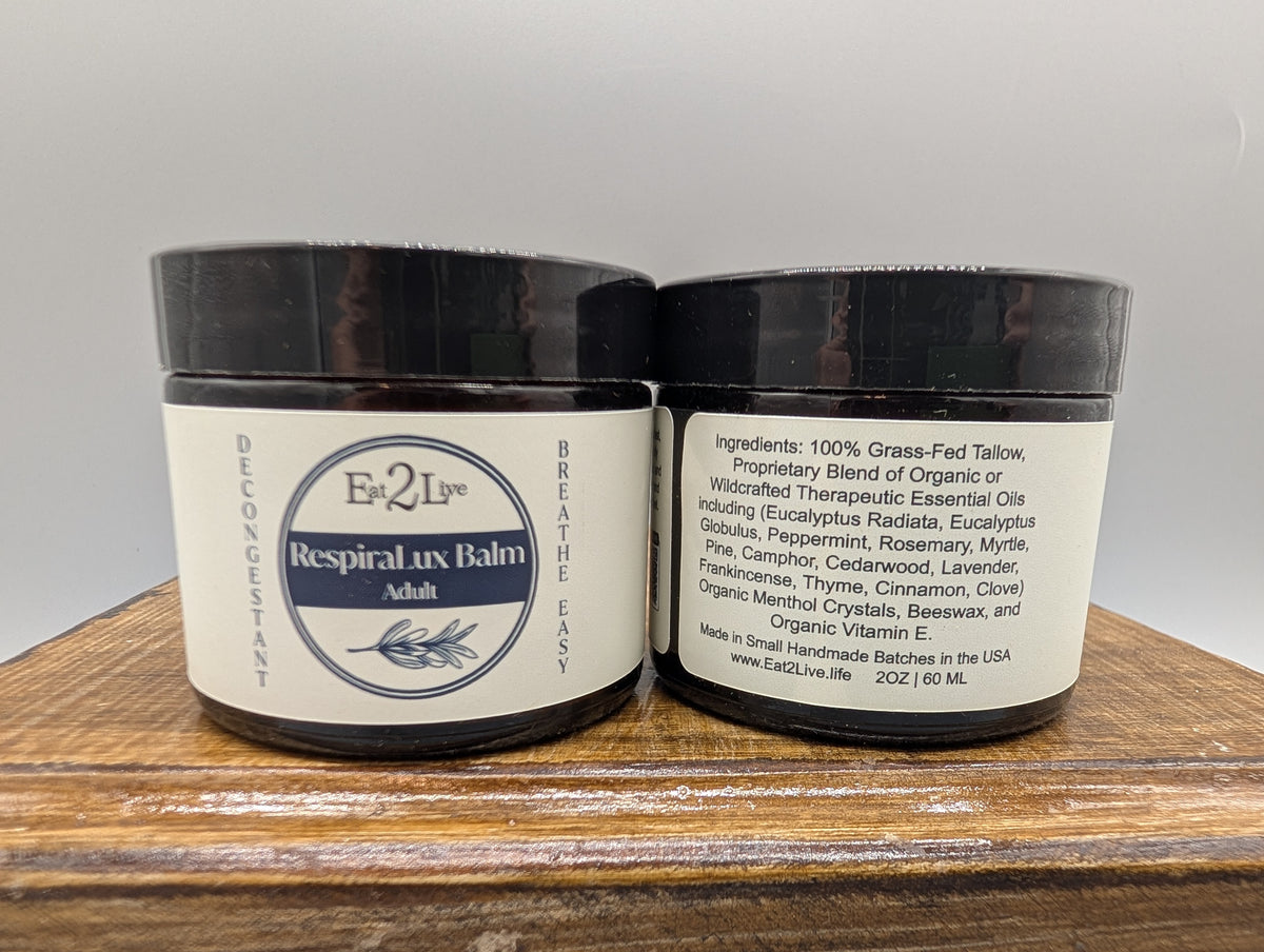 Eat 2 Live 2oz RespiraLux Balm