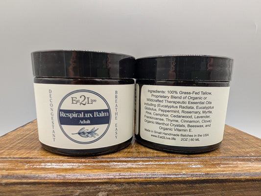 Eat 2 Live 2oz RespiraLux Balm