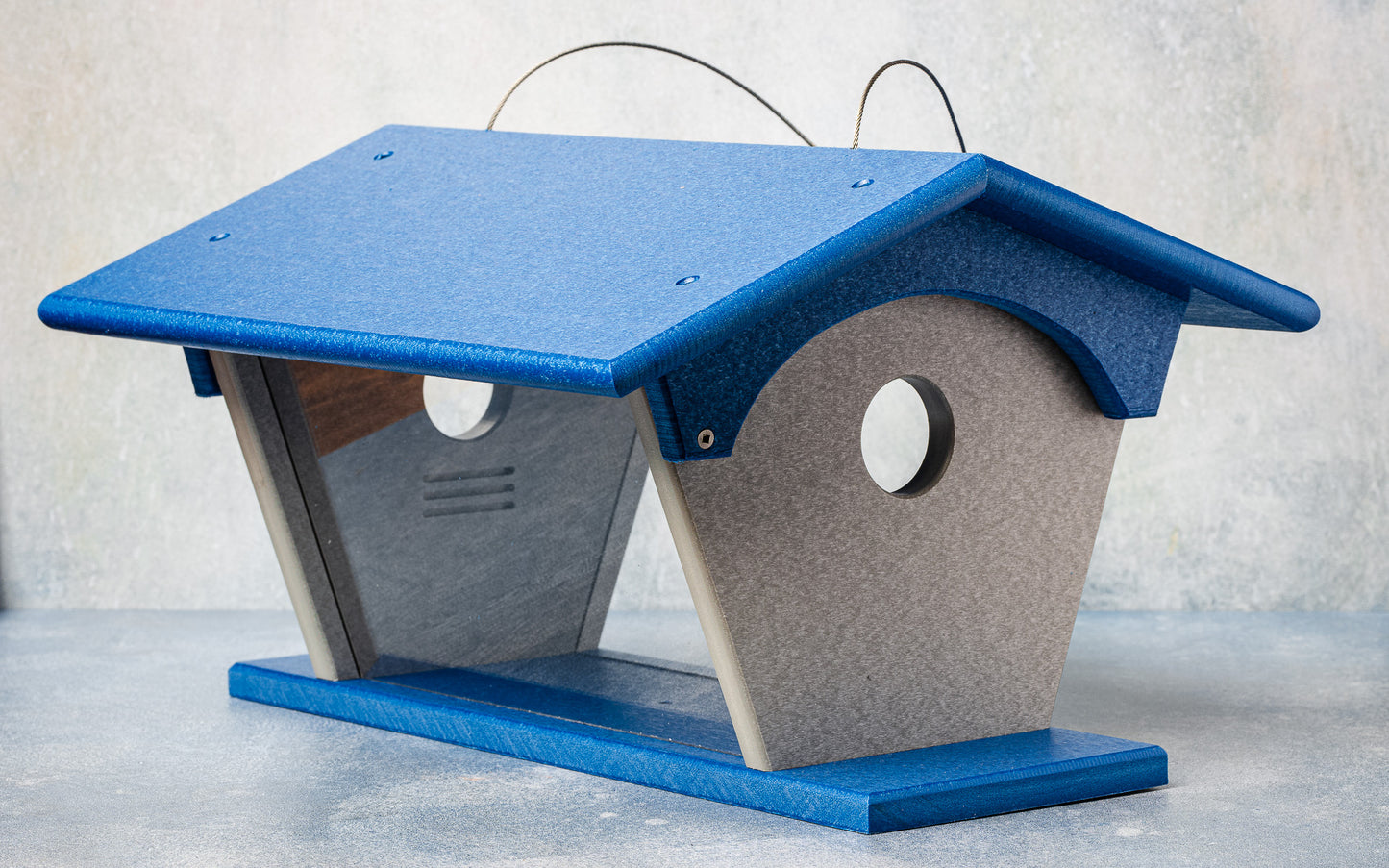Green Meadow Blue Bird Feeder